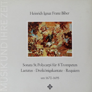 Biber: Requiem · Lætatus · Epiphany Cantata (LP) Cover
