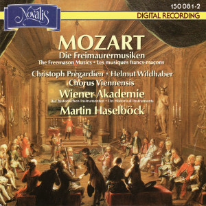 Wolfgang Amadeus Mozart - The Freemason Musics (CD) Cover
